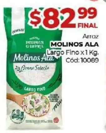 Diarco Molinos Ala Arroz Largo Fino x 1 kg oferta