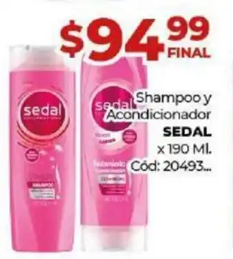 Diarco Sedal Shampoo y Acondicionador x 190ml oferta