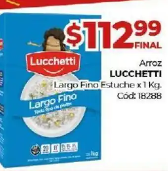 Diarco Lucchetti Arroz Largo Fino Estuche x 1 kg oferta