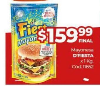 Diarco D'Fiesta Mayonesa x 1kg oferta