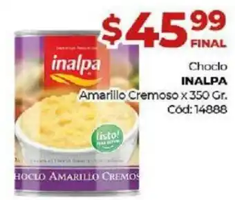 Diarco Inalpa Choclo amarillo cremoso x 350gr oferta