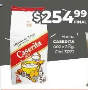Diarco Caserita Harina 000 x 5 kg oferta