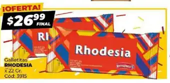 Diarco Rhodesia Galletitas x 22 gr oferta