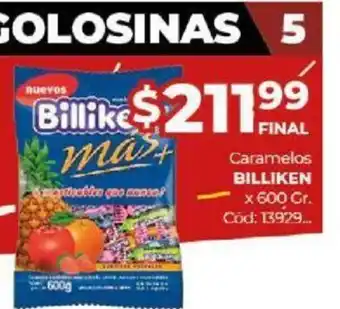 Diarco Billiken Caramelos x 600gr oferta