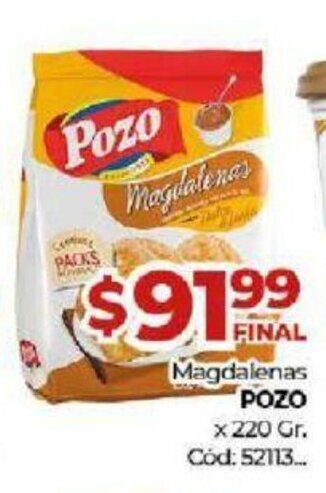Diarco Pozo Magdalenas x 220gr oferta