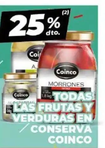 Diarco Coinco Todas Las Frutas Y Verduras En Conserva oferta