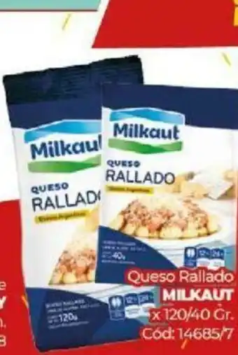 Diarco Milkaut Queso Rallado x 120/40 gr oferta
