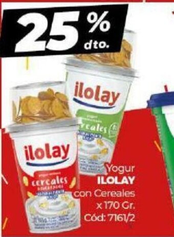 Diarco Ilolay Yogur con Cereales x 170gr oferta