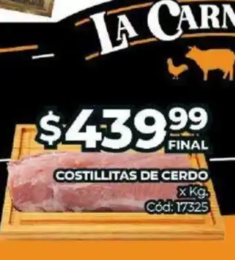 Diarco Costillitas De Cerdo oferta