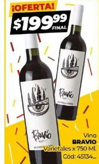 Bravio Vino Varietales x 750 ml