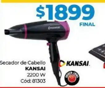 Diarco Kansai Secador de Cabello 2200 W oferta