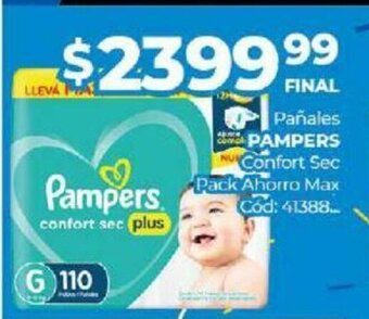 Diarco Pampers Pañales Confort Sec Pack Ahorro Max oferta