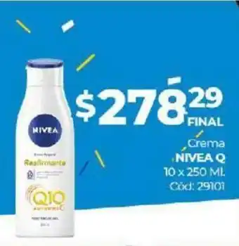 Diarco Nivea Q Crema 10 x 250 ml oferta