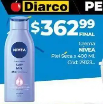 Diarco Nivea Crema Piel Seca x 400ml oferta