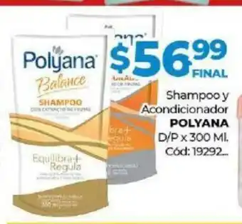 Diarco Polyana Shampoo y Acondicionador D/P x 300ml oferta