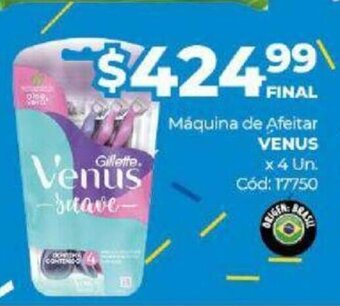 Diarco Venus Máquina de Afeitar x 4 Un oferta