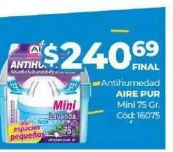Diarco Aire Pur Antihumedad Mini 75 Gr. oferta