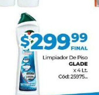 Diarco Glade Limpiador De Piso x 4 Lt oferta