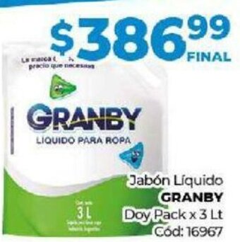 Diarco Granby Jabón Líquido Doy Pack x 3 Lt oferta