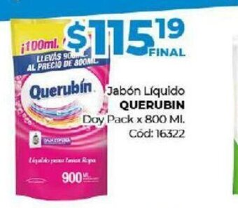 Diarco Querubin Jabón Líquido Doy Pack x 800ml. oferta