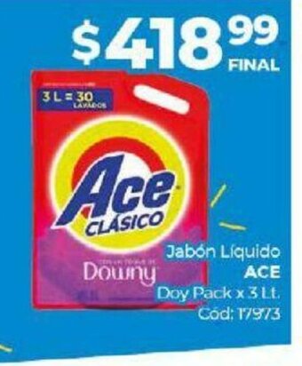 Diarco Ace Jabón Liquido Doy Pack x 3Lt. oferta
