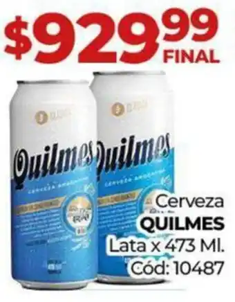 Diarco Cerveza QUILMES Lata x 473ml oferta