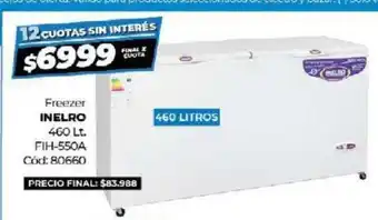 Diarco Inelro Freezer 460 Lt. FIH-550A oferta