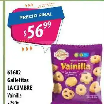Micropack Galletitas La Cumbre Vainilla x 250g oferta