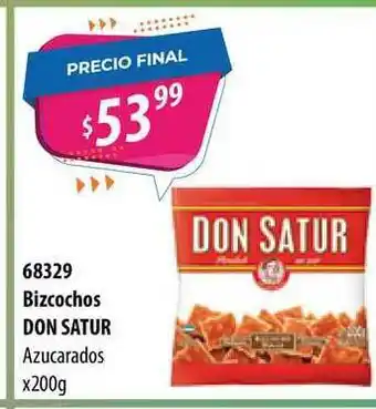 Micropack Bizcochos Don Satur Azucarados x 200g oferta