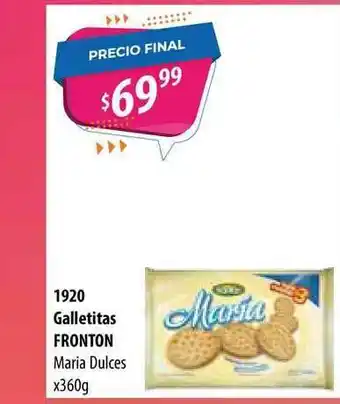 Micropack Galletitas Fronton Maria Dulces x 360g oferta