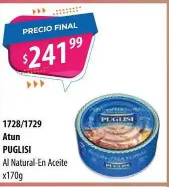 Micropack Atun Puglisi Al Natural-En Aceite x 170g oferta