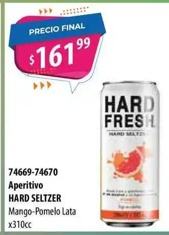 Micropack Aperitivo Hard Seltzer Mango-Pomelo Lata x 310cc oferta
