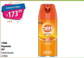 Micropack Repelente Off Family Aerosol x 170ml oferta