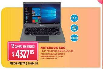 Supermercados Vea Notebook Exo 14.1 oferta