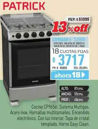 Red del Hogar Cocina Cp9656l Patrick oferta