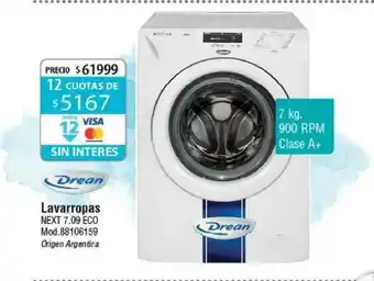 Sampietro Drean Lavarropas Next 7.09 Eco oferta