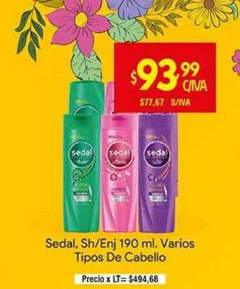 Medamax Sedal Sh-enj Varios Tipos De Cabello oferta