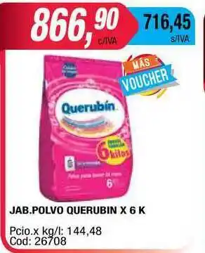 Maxiconsumo Jab. Polvo Querubin x 6k oferta