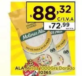 Hipermay Ala Arroz 1000grs Dorado 10365 oferta