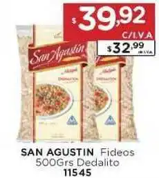 Hipermay San Agustin Fideos 500grs Dedalito 11545 oferta