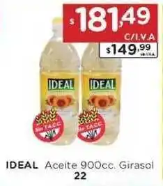 Hipermay Ideal Aceite 900cc. Girasol 22 oferta