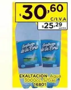 Hipermay Exaltacion Agua 3000cc. S/Gas 16801 oferta