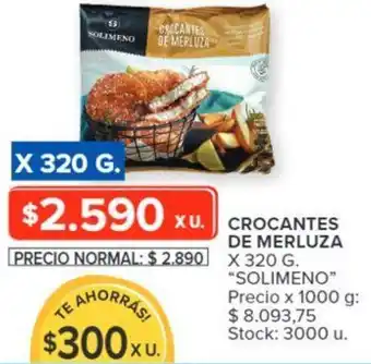 Carrefour CROCANTES DE MERLUZA X 320G oferta