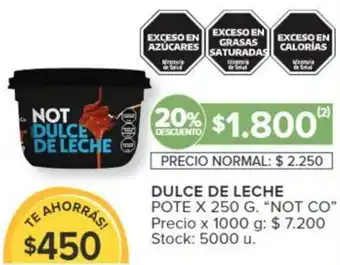 Carrefour DULCE DE LECHE POTE X 250G oferta