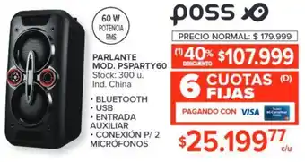 Carrefour PARLANTE MOD. PSPARTY60 oferta