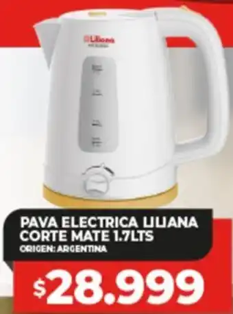 Supermayorista Vital PAVA ELECTRICA LILIANA CORTE MATE 1.7LTS oferta