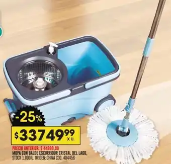 Coto MOPA CON BALDE ESCURRIDOR CRISTAL DEL LAGO X U oferta