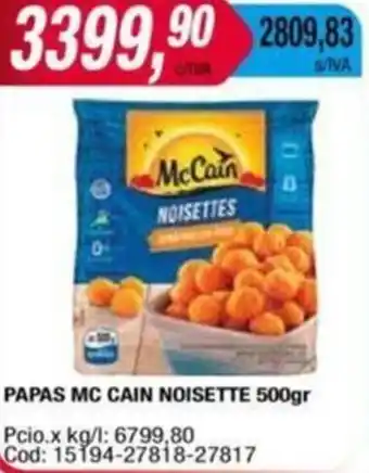 Maxiconsumo PAPAS MC CAIN NOISETTE 500gr oferta
