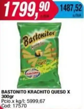 Maxiconsumo BASTONITO KRACHITO QUESO X 300gr oferta