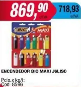 Maxiconsumo ENCENDEDOR BIC MAXI J6LISO oferta